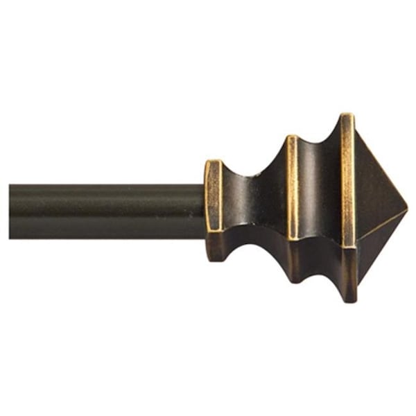 Kenney Mfg Kenney Mfg Co KN55479 28-48 0.5 in. Bronze Deco Rod 209133 - main